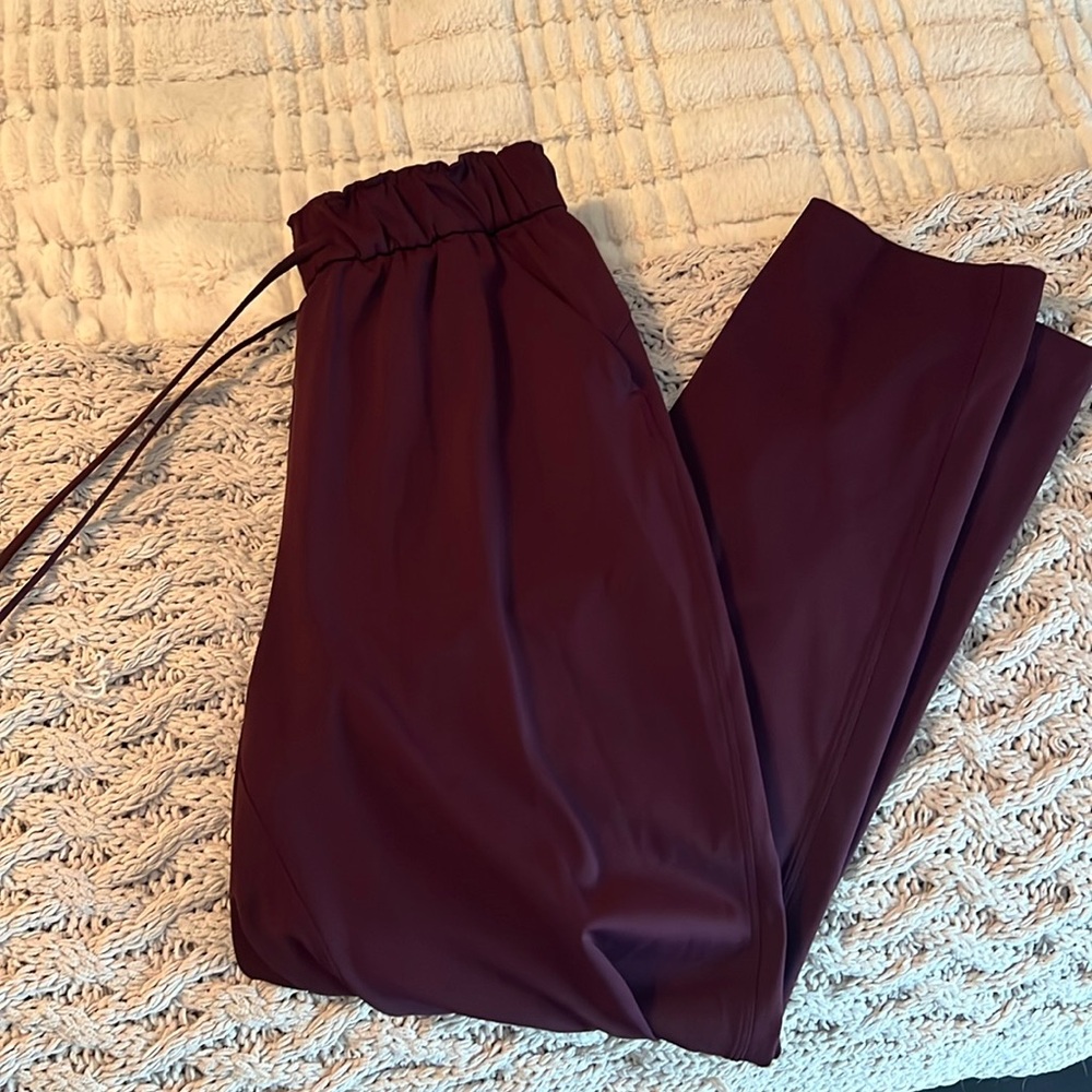 Lululemon Burgundy Joggers